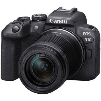 Фотоаппарат Canon EOS R10 + RF-S 18-150mm IS STM, беззеркальный, черный, 24,2 Mpx, CMOS 22.3х14.8 мм, UHD 4K, экран 3.0" поворотный, Li-ion - Metoo (2)