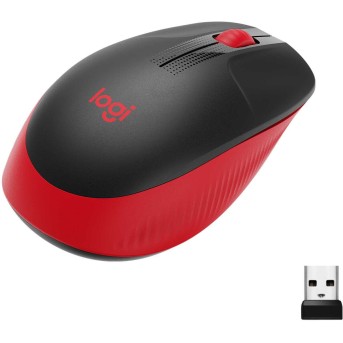 Мышь Logitech беспроводная M190 Red - Metoo (1)