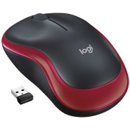 Мышь беспроводная Logitech M185 Red (красная, оптическая, 1000dpi, 2.4 GHz/USB-ресивер) (M/N: MR0087 / CU0019)