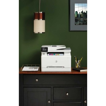 МФУ HP Color LaserJet Pro MFP M283fdw Prntr (A4) Printer/<wbr>Scanner/<wbr>Copier/<wbr>Fax/<wbr>ADF, 600 dpi, 21 ppm, 800 MHz, 256 MB DDR, 256 MB Flash, tray 250 pages, USB+Ethernet+WiFi, Duty cycle 40000 pages - Metoo (4)