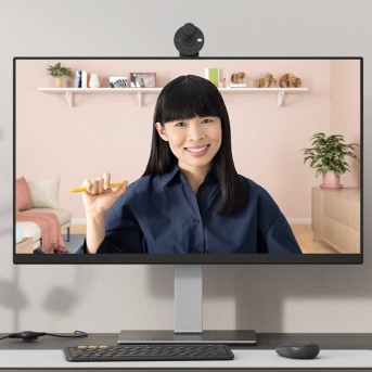 Веб-камера Logitech Brio 300 Graphite (Full HD, 1080p/<wbr>30fps, угол обзора 70° по диагонали, 2Мп) - Metoo (7)