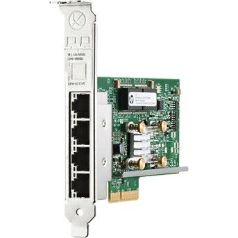 Плата коммуникационная HPE HP Ethernet 1Gb 4-port 331T Adapte - Metoo (1)