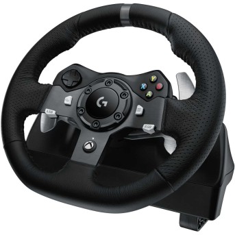 Контроллер для игровых симуляторов Logitech G920 Driving Force (руль и педали для XBox One и ПК) (M/<wbr>N: W-U0004) - Metoo (9)