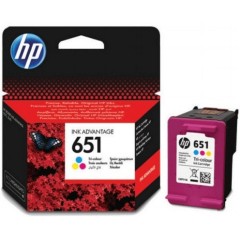 HP 651 Tri-Color Original Ink Cartridge для HP DeskJet Ink Advantage 5500, 5600 series