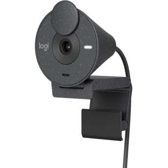 Веб-камера Logitech Brio 300 Graphite (Full HD, 1080p/<wbr>30fps, угол обзора 70° по диагонали, 2Мп) - Metoo (1)