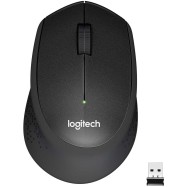 Мышь беспроводная Logitech M330 Silent Plus Black (черная, оптическая, 1000dpi, 2.4 GHz/USB-ресивер, бесшумная, под правую руку) (M/N: M-R0051 / C-U0010)