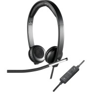 Гарнитура Logitech H650e Stereo (USB, элементы управления на кабеле, кабель 1.8м, чехол в комплекте) (M/N: A-00050 / A-00057)