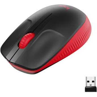 Мышь Logitech беспроводная M190 Red - Metoo (2)