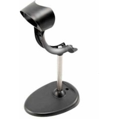 Stand: gray, 15cm (6') height, rigid rod, large oval weighted base, Xenon cradle