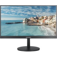 Монитор Hikvision 21.5" 1080P, HDMI/VGA input, narrow frames, view angle:178°/178°, plastic casing, VESA, base bracket included, 12V DC