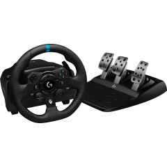 Контроллер для игровых симуляторов Logitech G923 (гоночный руль и педали для Xbox Series X/<wbr>S, Xbox One и ПК) (M/<wbr>N: WU0007)