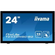 Монитор LCD 23.6'' [16:9] 1920х1080(FHD) VA, GLARE, TOUCH, 60 Гц, 250cd/m2, H178°/V178°, 3000:1, 12М:1, 16.7M, 6ms, DVI, HDMI, DP, USB-Hub, Tilt, Speakers, Webcam, 3Y, Black