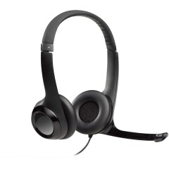 Гарнитура Logitech H390 (USB, элементы управления на кабеле, кабель 2.33м) (M/<wbr>N: A00146)