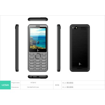 Мобильные телефоны F+ S286 Dark Grey - Metoo (2)