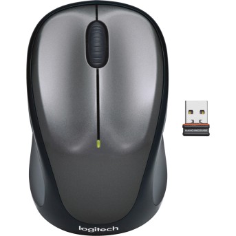 Мышь беспроводная Logitech M235 Colt Matte (серая, оптическая, 1000dpi, 2.4 GHz/USB-ресивер (Logitech Unifying®)) (M/N: M-R0038 / C-U0008) в Metoo.kz - Metoo (6)