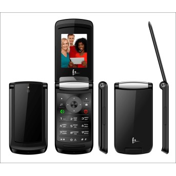 Мобильные телефоны F+ Flip2 Black - Metoo (1)