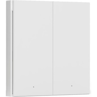 Выключатель настенный двухклавишный Xiaomi Aqara Wireless Remote Switch H1 (WRS-R02) - Metoo (1)