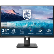 Монитор LCD 23.8'' [16:9] 1920х1080(FHD) IPS, nonGLARE, 75 Hz, 300 cd/m2, H178°/V178°, 1000:1, 50М:1, 16.7M, 4ms, VGA, DVI, HDMI, DP, Height adj, Pivot, Tilt, Swivel, Speakers, 3Y, Black