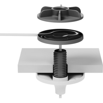 Потолочное крепление для модулей микрофонов Logitech для Rally (Mic Pod Pendant Mount Off White) 952000123 в Metoo.kz - Metoo (5)