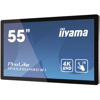 55" Touchscreen LCD monitor UHD 4K, VGA, 2xHDMI, DP, USB, open frame, PCAP, 3840x2160, 1A1DP2H, Face-up - Metoo (3)