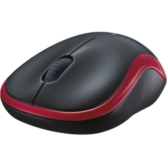 Мышь беспроводная Logitech M185 Red (красная, оптическая, 1000dpi, 2.4 GHz/<wbr>USB-ресивер) (M/<wbr>N: MR0087 / CU0019) - Metoo (2)