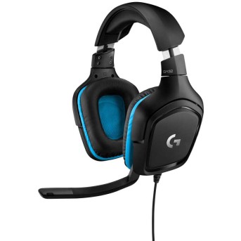Гарнитура игровая Logitech G432 Gaming Headset Leatherette (M/<wbr>N: A00090/<wbr>A00092) 981000770 - Metoo (3)
