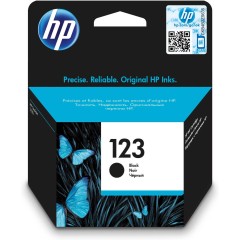 HP 123 Black Original Ink Cartridge для HP DeskJet 1100, 2100, 2300, 2600, 3600, 3800, 4600 series, HP ENVY 4500 series, HP OfficeJet 3800 series
