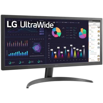 Монитор LCD 65,3 cm (25.7") 21:9 2560х1080(UW-UXGA) IPS, Нет, 250cd/m2, 700:1, 5ms, 2xHDMI, DP, Tilt, 2Y, Black 26WQ500-B в Metoo.kz - Metoo (5)