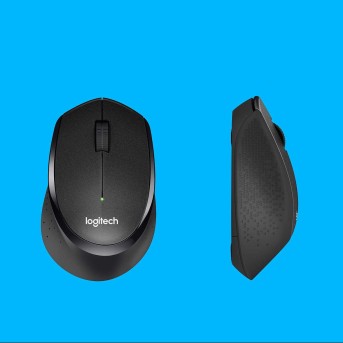 Мышь беспроводная Logitech M330 Silent Plus Black (черная, оптическая, 1000dpi, 2.4 GHz/<wbr>USB-ресивер, бесшумная, под правую руку) (M/<wbr>N: M-R0051 / C-U0010) - Metoo (6)