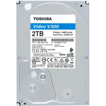 Внутренний жесткий диск HDD 2Tb 3,5" TOSHIBA HDWU120UZSVA - Metoo (1)