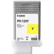 Картридж Canon PFI-120Y (yellow), 130 мл для TM-200/205/300/305