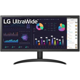 Монитор LCD 65,3 cm (25.7") 21:9 2560х1080(UW-UXGA) IPS, Нет, 250cd/m2, 700:1, 5ms, 2xHDMI, DP, Tilt, 2Y, Black 26WQ500-B в Metoo.kz - Metoo (1)