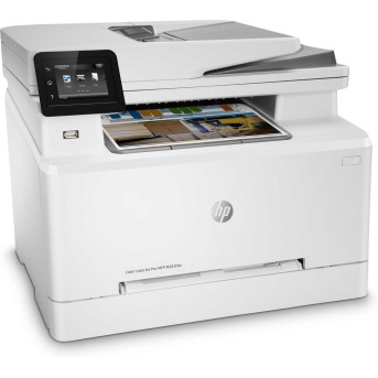 МФУ HP 7KW74A Color LaserJet Pro MFP M283fdn Prntr (A4) Printer/<wbr>Scanner/<wbr>Copier/<wbr>Fax/<wbr>ADF, 600 dpi, 21 ppm, 800 MHz, 256 MB DDR, 256 MB Flash, tray 250 pages, USB+Ethernet, Duty cycle 40000 pages - Metoo (6)