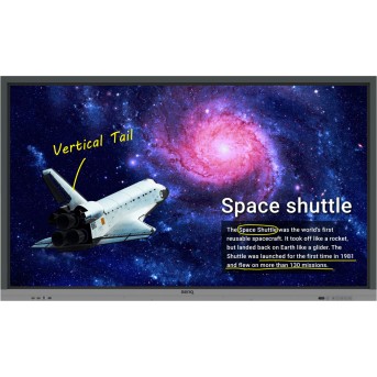 Интерактивная панель LCD 65'' IN INTERACTIVE FLAT PANEL RE6501 BLACK - Metoo (1)