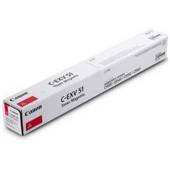 Тонер Canon TONER C-EXV 51L MAGENTA 26,000 pages for iR ADV C55xx - Metoo (1)