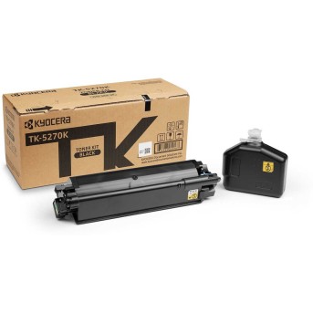 Тонер-картридж TK-5270K 8 000 стр. Black для M6230cidn/<wbr>M6630cidn/<wbr>P6230cdn 1T02TV0NL0 - Metoo (1)