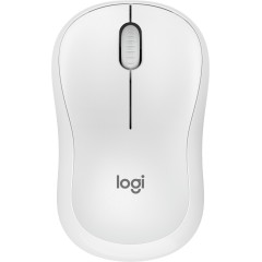 Мышь беспроводная Logitech M240 Silent Off White Bluetooth (черная, оптическая, 400-4000dpi, бесшу..