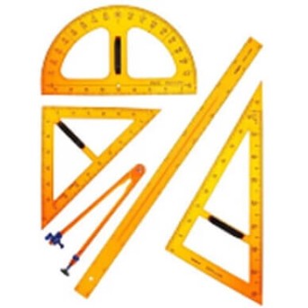 Набор чертежных инструментов для классной доски из 5 предметов MAXON 1169 в Metoo.kz - Metoo (1)