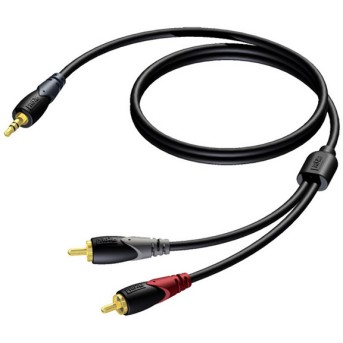 Кабель PROCAB CLA711/<wbr>15 mJack-2RCA 15м - Metoo (1)