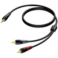 Кабель PROCAB CLA711/5 mJack-2RCA 5м