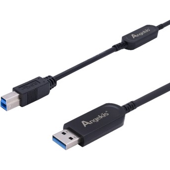Кабель ANGEKIS USB 3.0 A-B Active Optical Cable 15M (U3AB-015) - Metoo (1)
