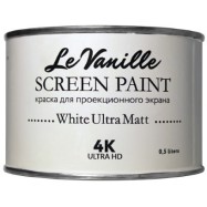 Проекционная краска Le Vanille Screen White Ultra Matt 0,5л