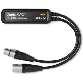 Адаптер для подключения к аудиосети AUDINATE Dante ADP-AES3-AU-2X2 - Metoo (1)