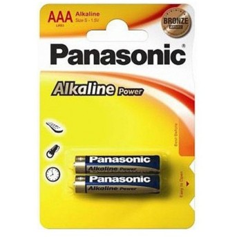 Батарейки Panasonic Alkaline Power LR03APB/<wbr>2BP тип ААА - Metoo (1)