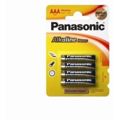 Батарейка щелочная PANASONIC Alkaline Power AAA/<wbr>4B