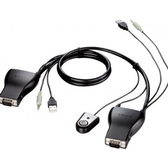 KVM переключатель D-Link KVM-221/<wbr>RU 2 портовый USB - Metoo (2)