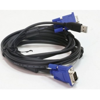 Комплект кабелей для KVM переключателя D-Link DKVM-CU (1,8 м) - Metoo (1)