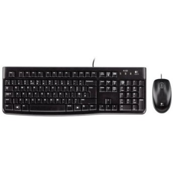 Комплект мышь и клавиатура Logitech MK120 (920-002561) Проводной - Metoo (1)