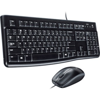 Комплект мышь и клавиатура Logitech MK120 (920-002561) Проводной - Metoo (2)