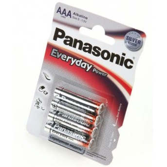 Батарейка щелочная PANASONIC Every Day Power AAA/<wbr>4B - Metoo (1)